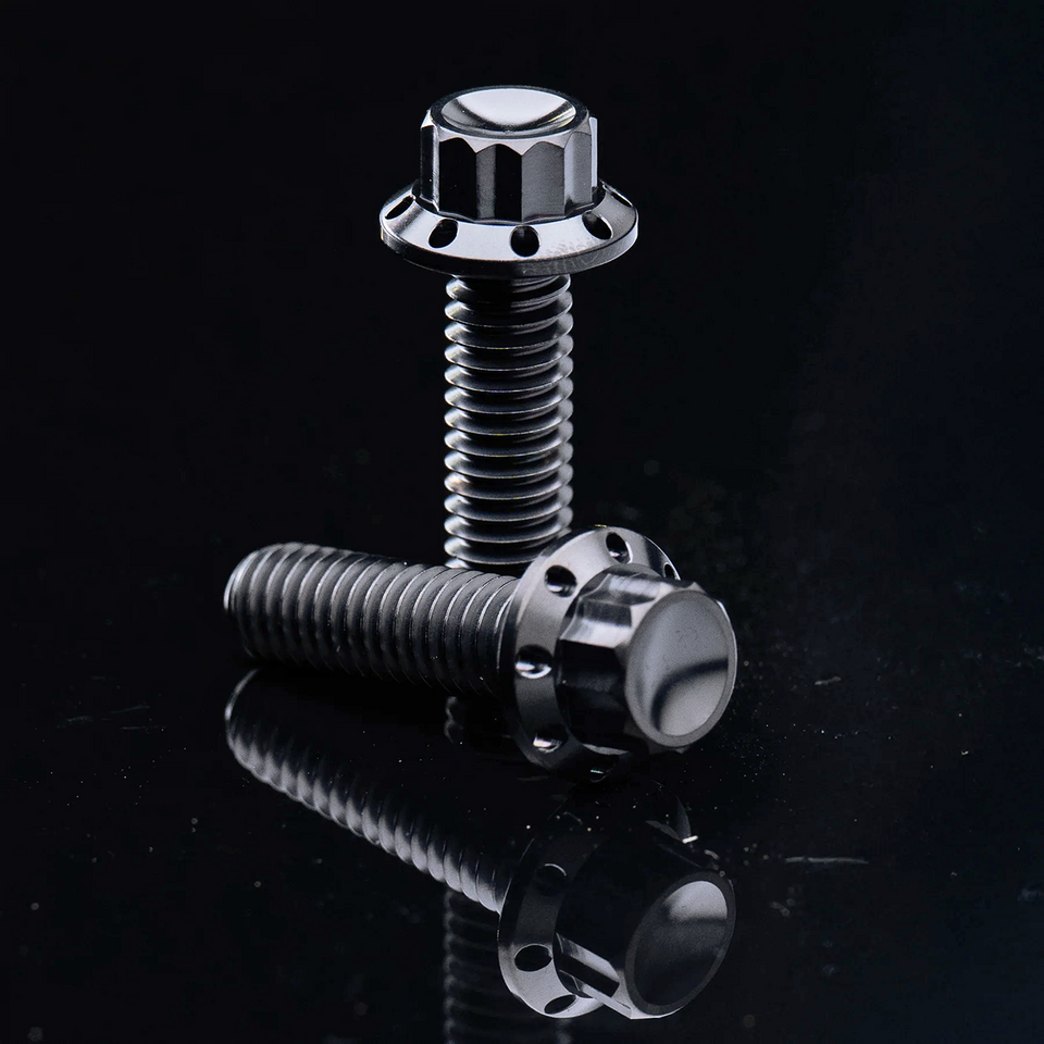 Arlen Ness Transmission Side Cover & Trap Door Titanium 12-POINT Bolt Kits – Hardware