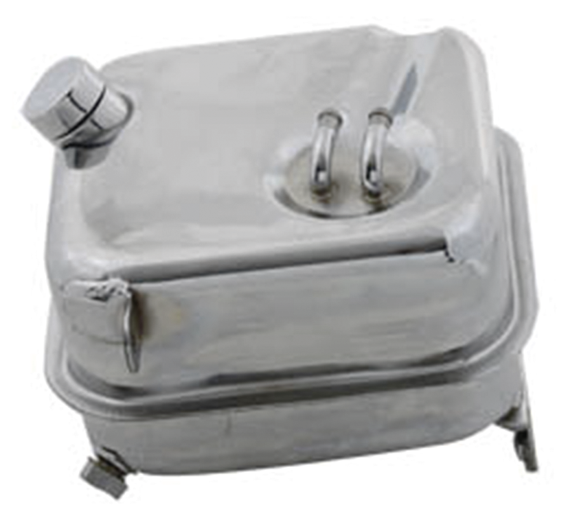 V-Twin Chrome Oil Tank for 4 Speed Big Twin – Gas- & Oil Tank