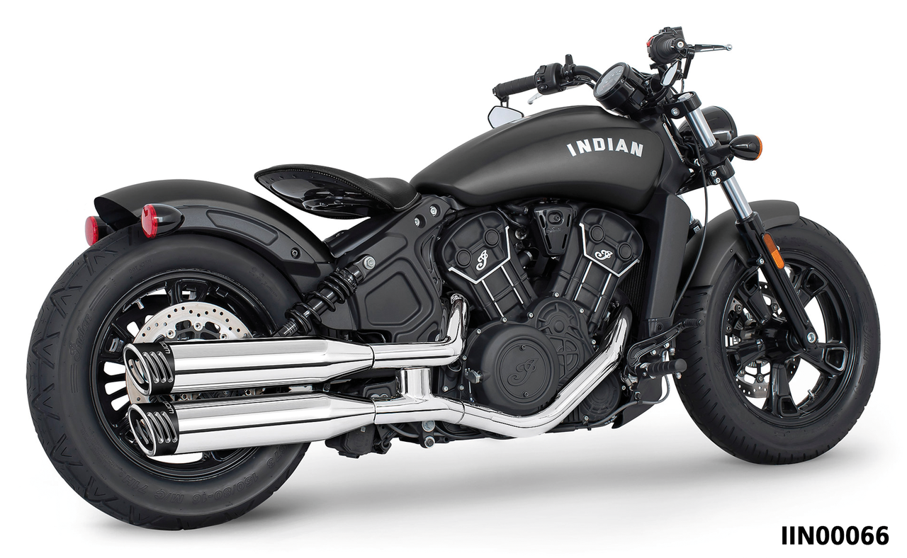 Freedom Performance Exhaust 4" Slip-Ons for Indian Scout 2015-2024