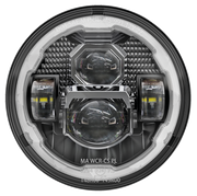 Zodiac 7" Visor Halo LED Headlight Unit – Electric & Light