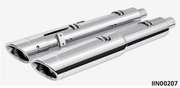 Freedom Performance Exhaust 4 1/2" Two-Step Slip-Ons for Indian Powerplus & Thunderstroke