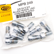 Midwest Acorn Nut Company Chrome Plated Allen Head Screws Assortment Knurled – Hardware
