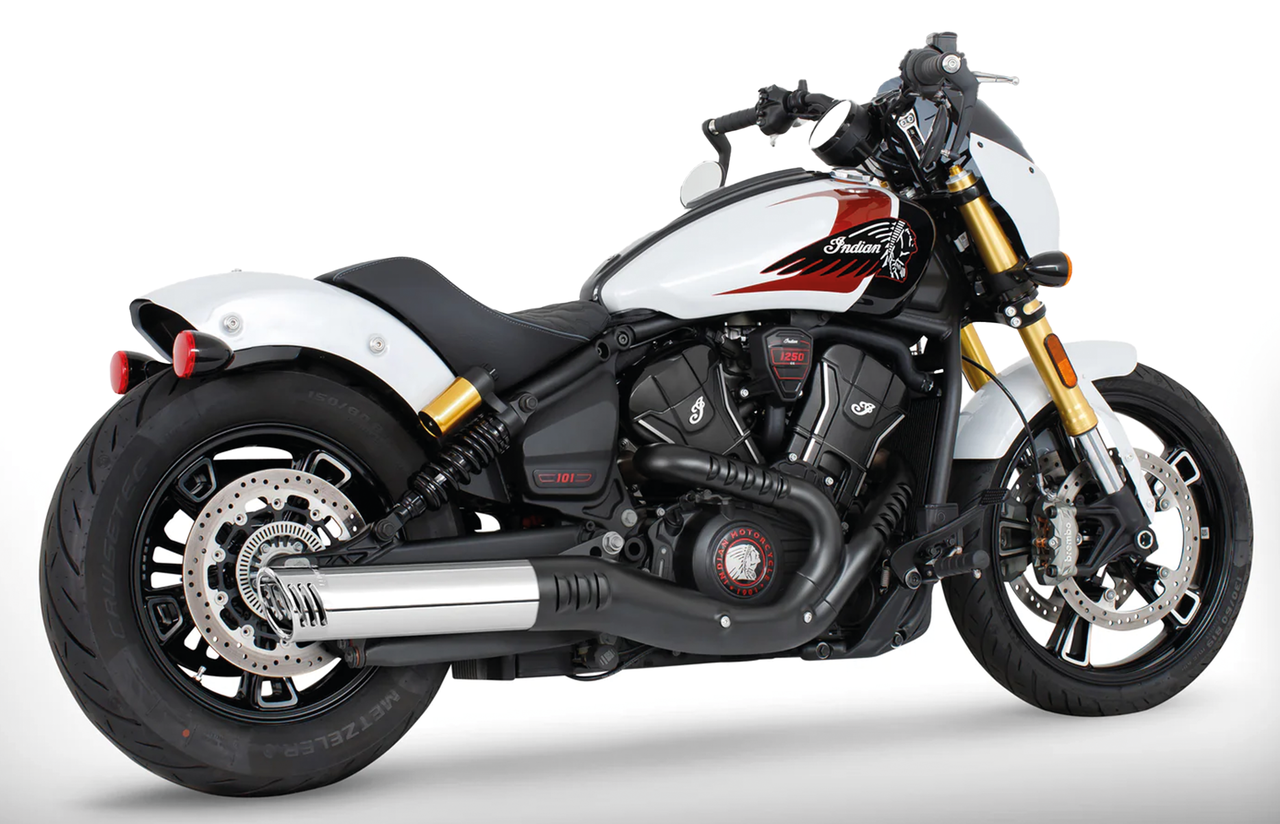 Freedom Performance Exhaust 4" Slip-Ons for Indian Scout 2025 to Present