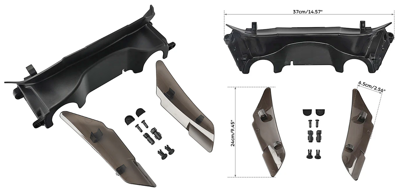 Zodiac Batwing Fairing Parts 2023-UP – Windshield