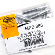 Midwest Acorn Nut Company Chrome Plated Socket Head Torx Screw Assortment – Hardware