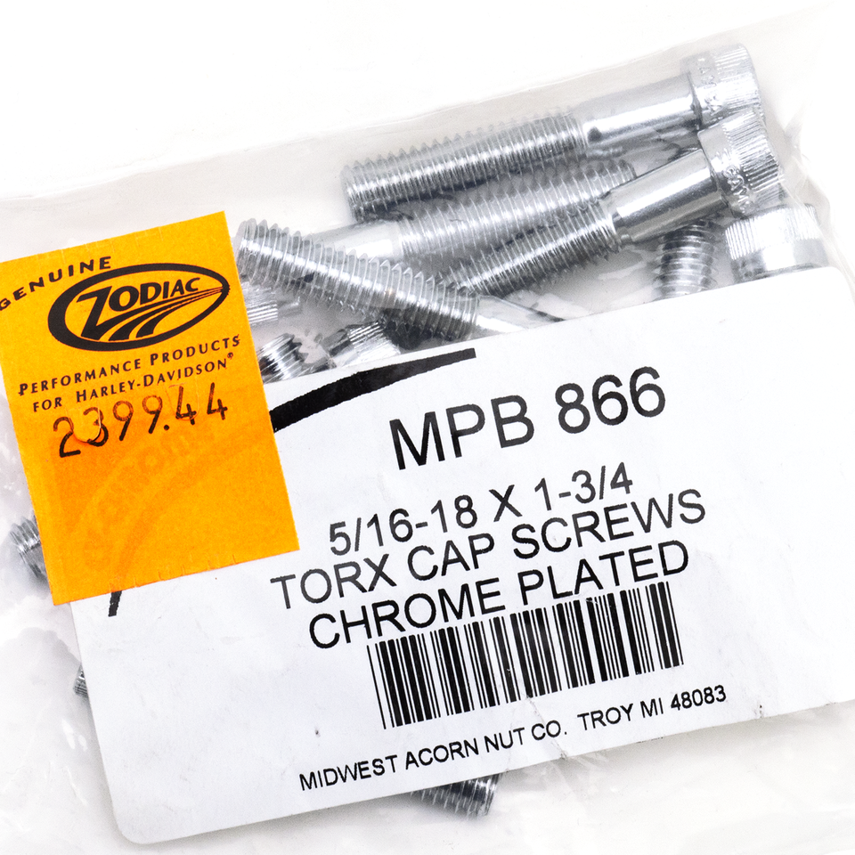 Midwest Acorn Nut Company Chrome Plated Socket Head Torx Screw Assortment – Hardware