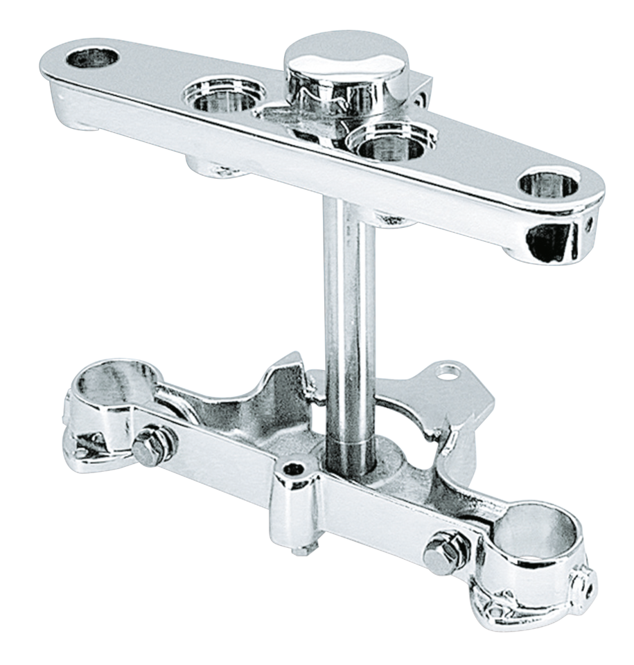 Zodiac Chrome Triple Tree Sets for Heritage Softail & Fat Boy – Front Forks