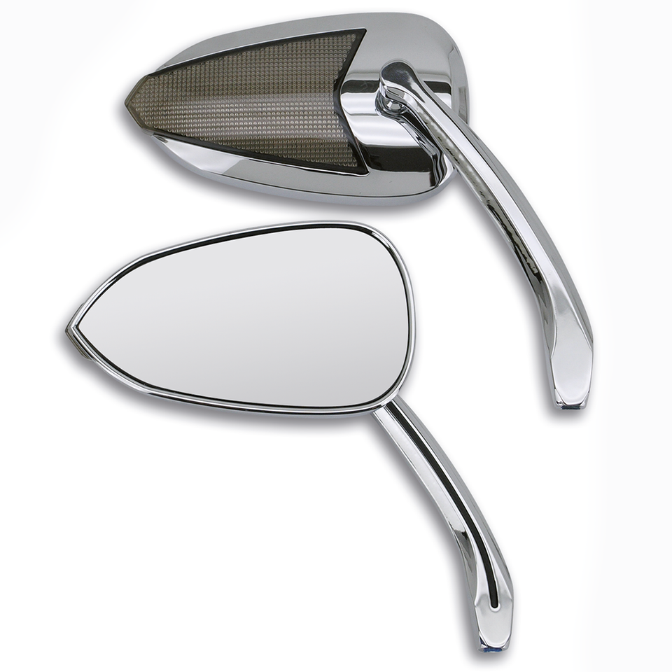 Zodiac Crystal LED Mirrors – Handlebar