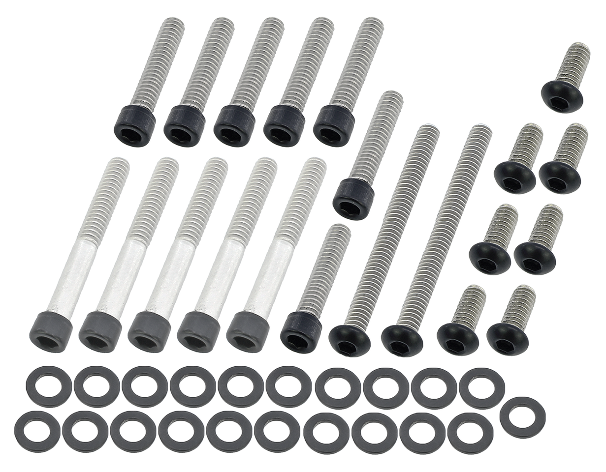 Screws4Bikes Black Stainless Steel Primary Cover Screws – Primary & Clutch