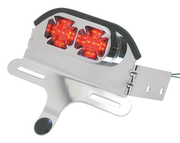 Zodiac Fatbob Style Twin Cross LED Taillight – Electric & Light