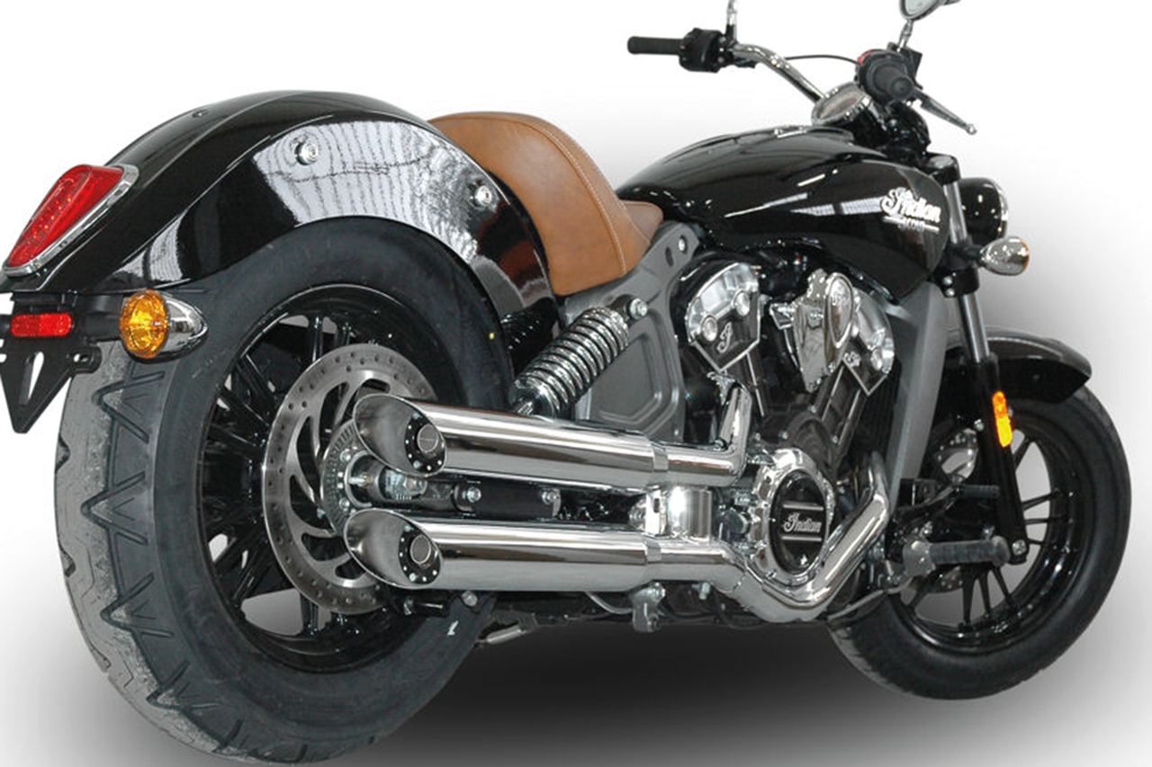 V-Performance Slip-On Mufflers for Indian Scout – Exhaust