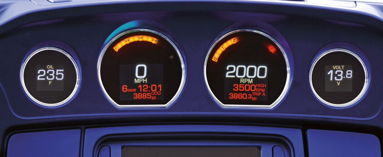 Dakota Digital MLX-8000 Fairing Gauges – Gauges & Dashes