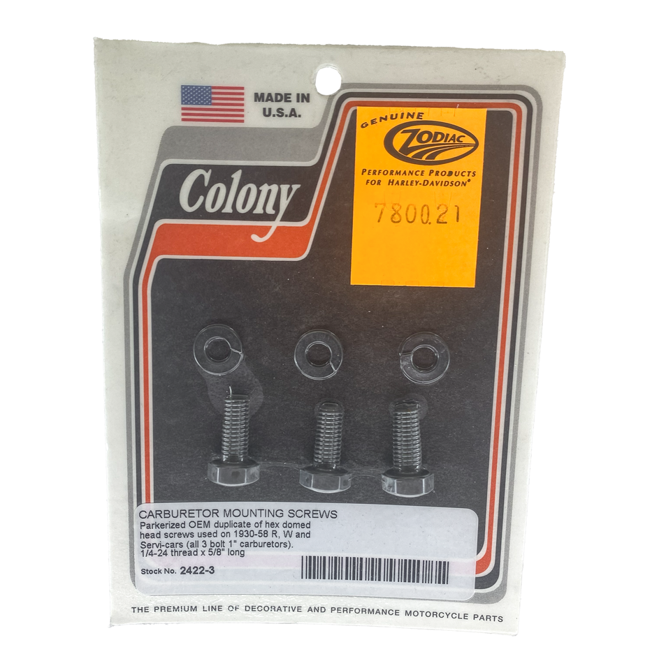 Colony Manifold Parts for 45CI, Early Ohv & Side Valve Models – Intake