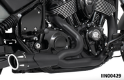 Freedom Performance Exhaust Combat Fluted 2-INTO-1 for Indian Powerplus & Thunderstroke
