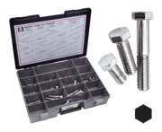 Midwest Acorn Nut Company Chrome Plated Unc Hex Head Cap Screws Assortment – Hardware