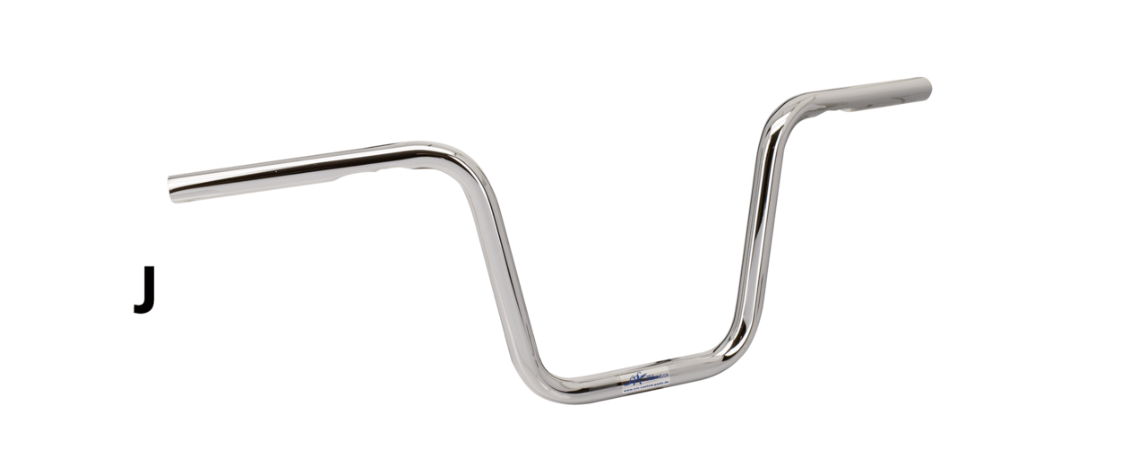 CRC Fehling One Inch Diameter Apehanger Handlebars
