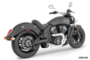 Freedom Performance Exhaust Shorty 2-INTO-1 for Indian Scout