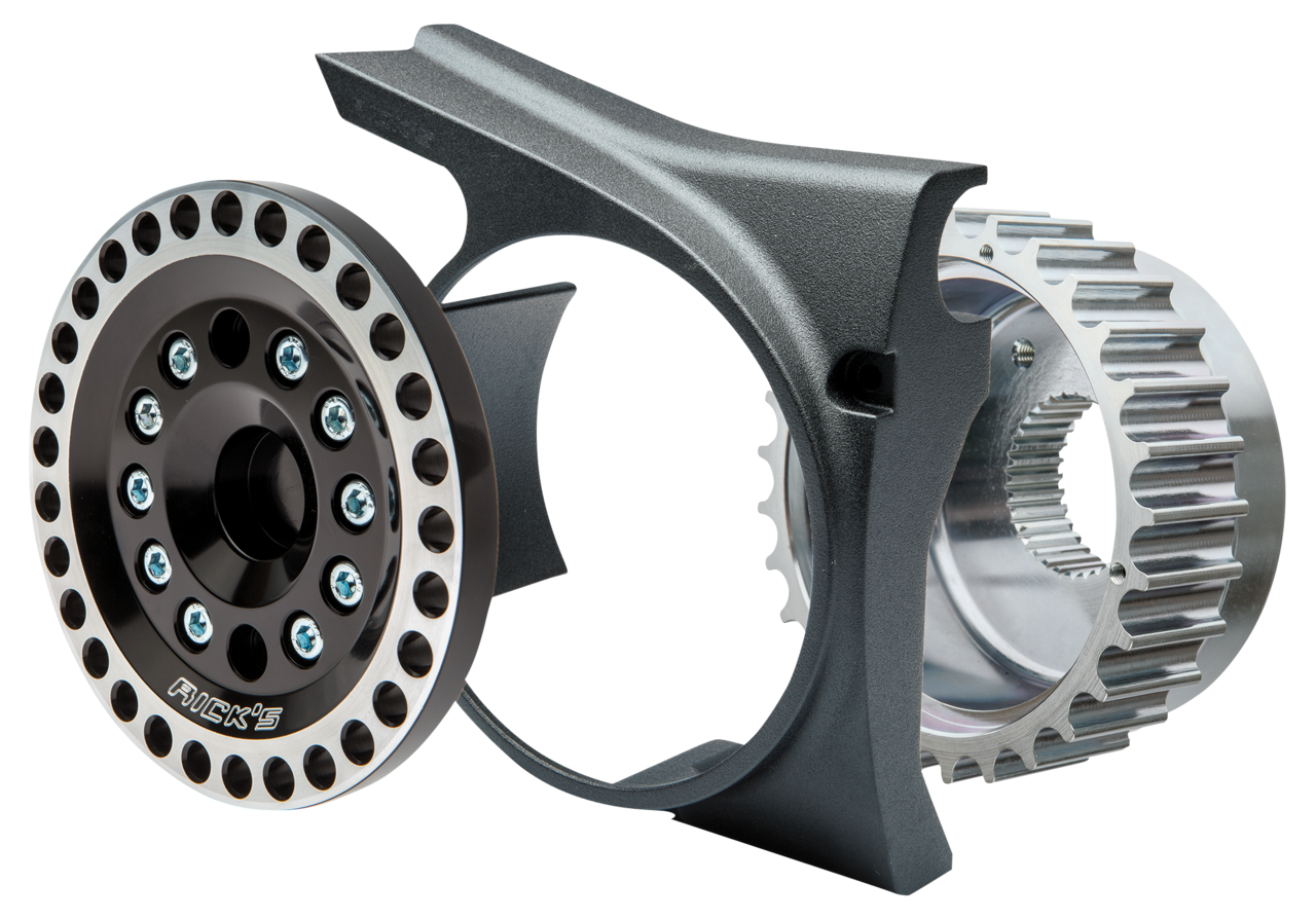 Rick's Offset Belt Pulleys & Covers for Sportster – Final Drive