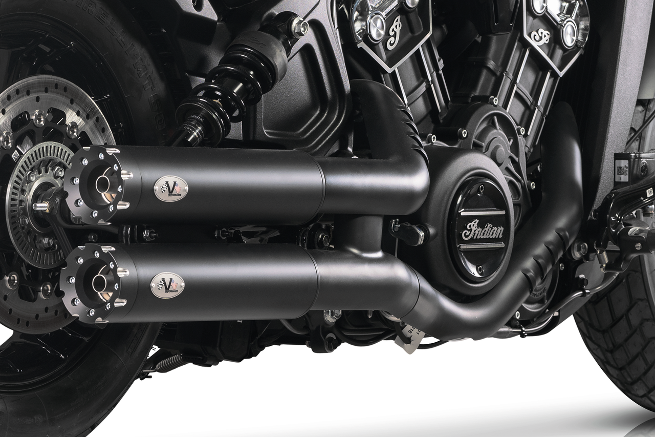 V-Performance Slip-On Mufflers for Indian Scout – Exhaust