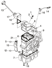 Zodiac Evolution Dyna 5-SPEED Transmission Housing and Parts