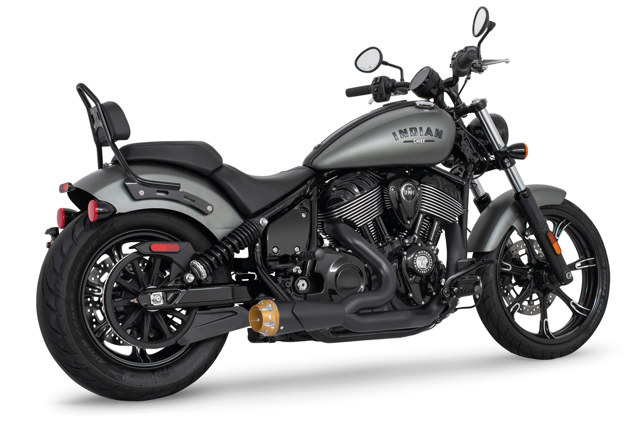 Freedom Performance Exhaust Combat American Outlaw 2-INTO-1 for Indian Powerplus & Thunderstroke