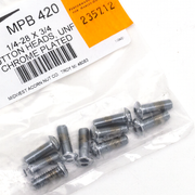 Midwest Acorn Nut Company Chrome Plated Button Head Allen Screws Assortment – Hardware