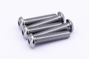 Midwest Acorn Nut Company Assortment Tray of Chrome Plated Larger Button Head Allen Screws – Hardware