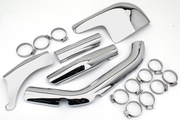 V-Twin Heat Shield Kit for Cross-Over Headers – Exhaust