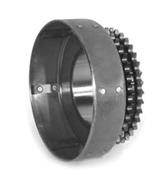 V-Twin Clutch Shell and Sprocket for 4 Speed Big Twin – Primary & Clutch