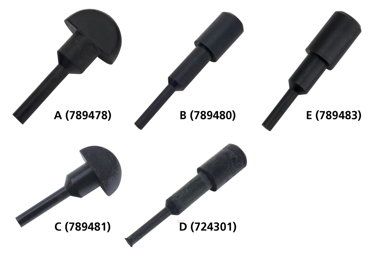 Zodiac Rear Brake Caliper Bumper Rubbers