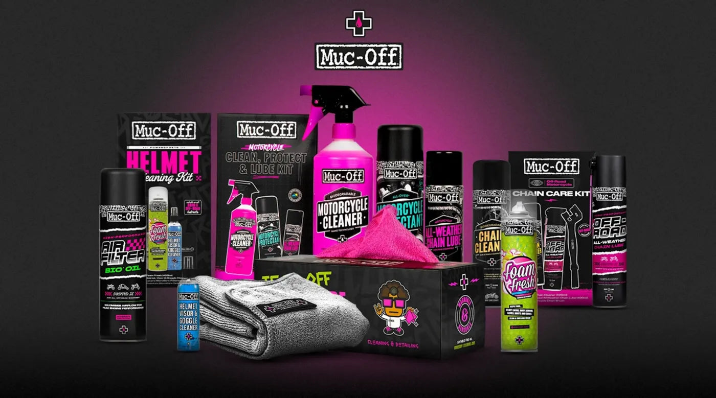 Muc-Off Pflegeprodukte für dein Motorrad